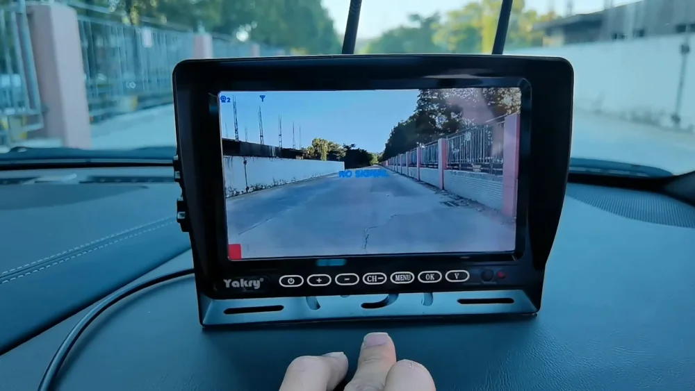 Yakry Y27 wireless RV backup camera for Furrion pre-wired RVs
